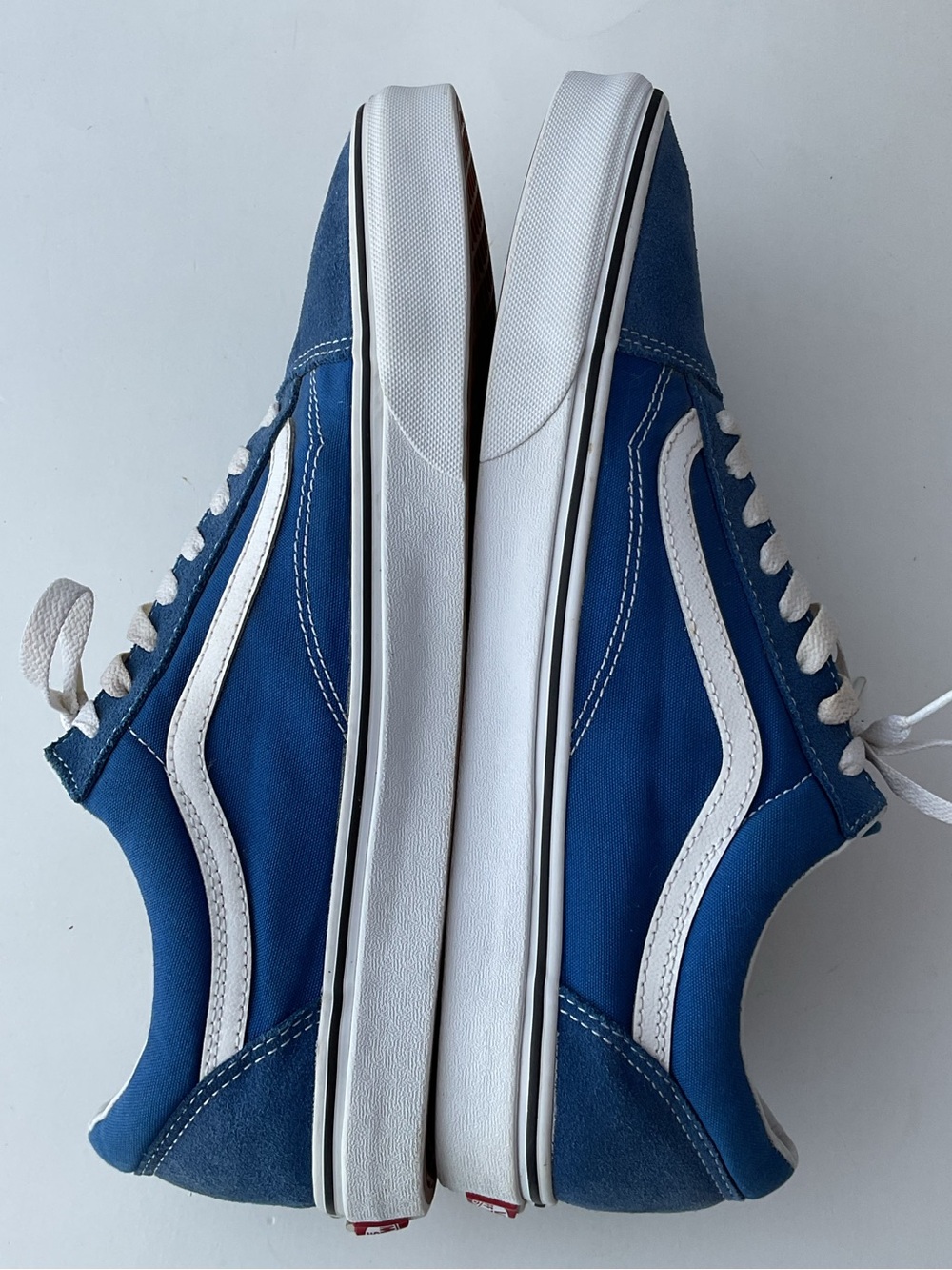 Vans Old Skool Blue Suede Low Top Skate Shoes Sneakers Men’s Size 13 - Picture 10 of 13